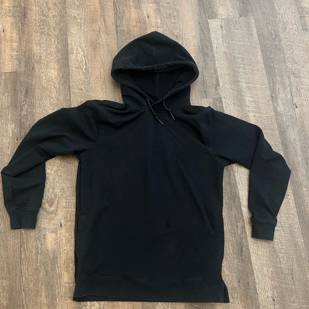 Men's Cuts Black Hoodie
